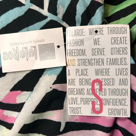 LuLaRoe A Line Multi Color Dress NWT Size Small - Picture 7 of 9